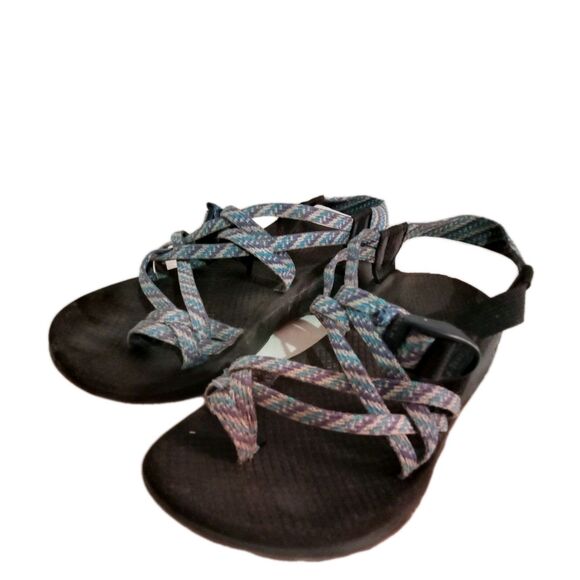 Chaco Z/Cloud X2 Women's Size 8 Hiking Sandals Adjustable Strap Geometric - Picture 1 of 5